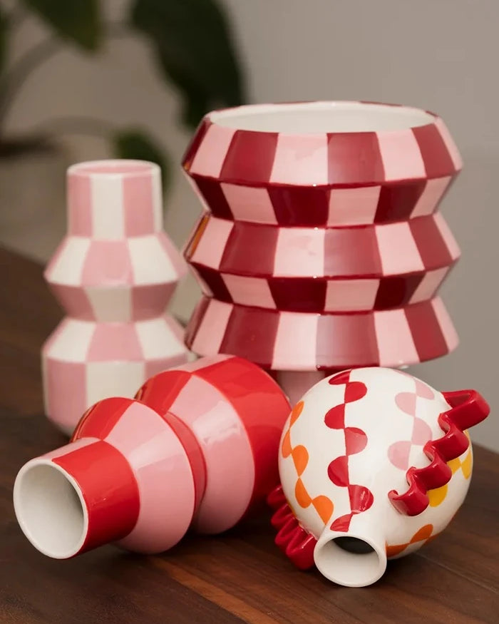 Qué Rico Ваза Декоративна от доломит 10 x 10 x 7,5 cm