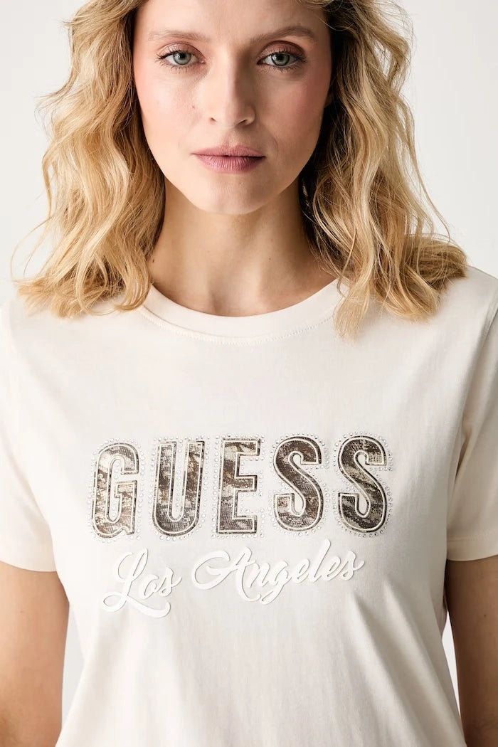 Guess pamuklu kadın tişört