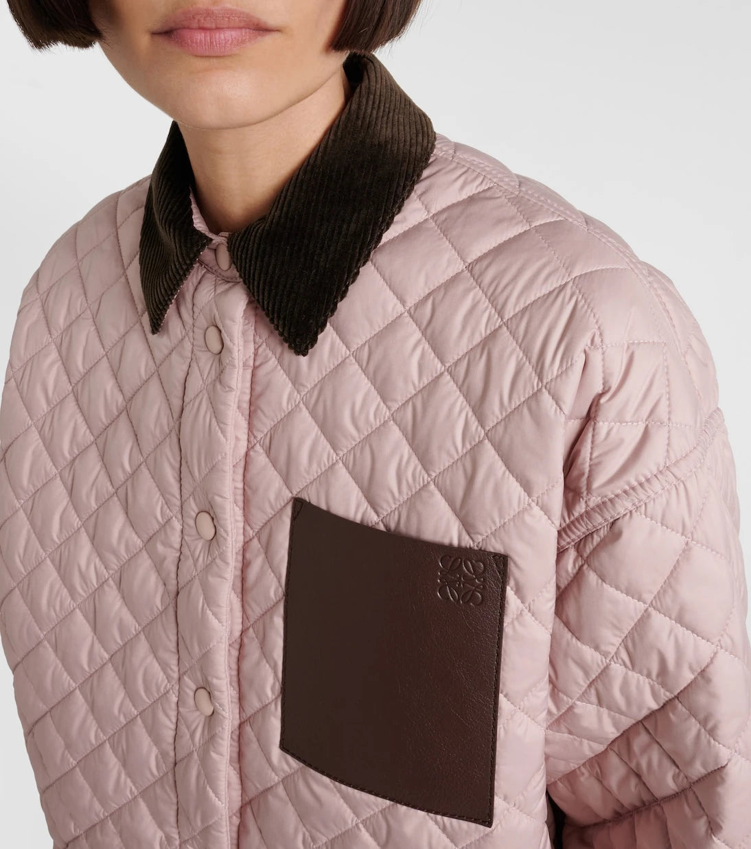 Loewe - Anagram kapitone deri şeritli ceket