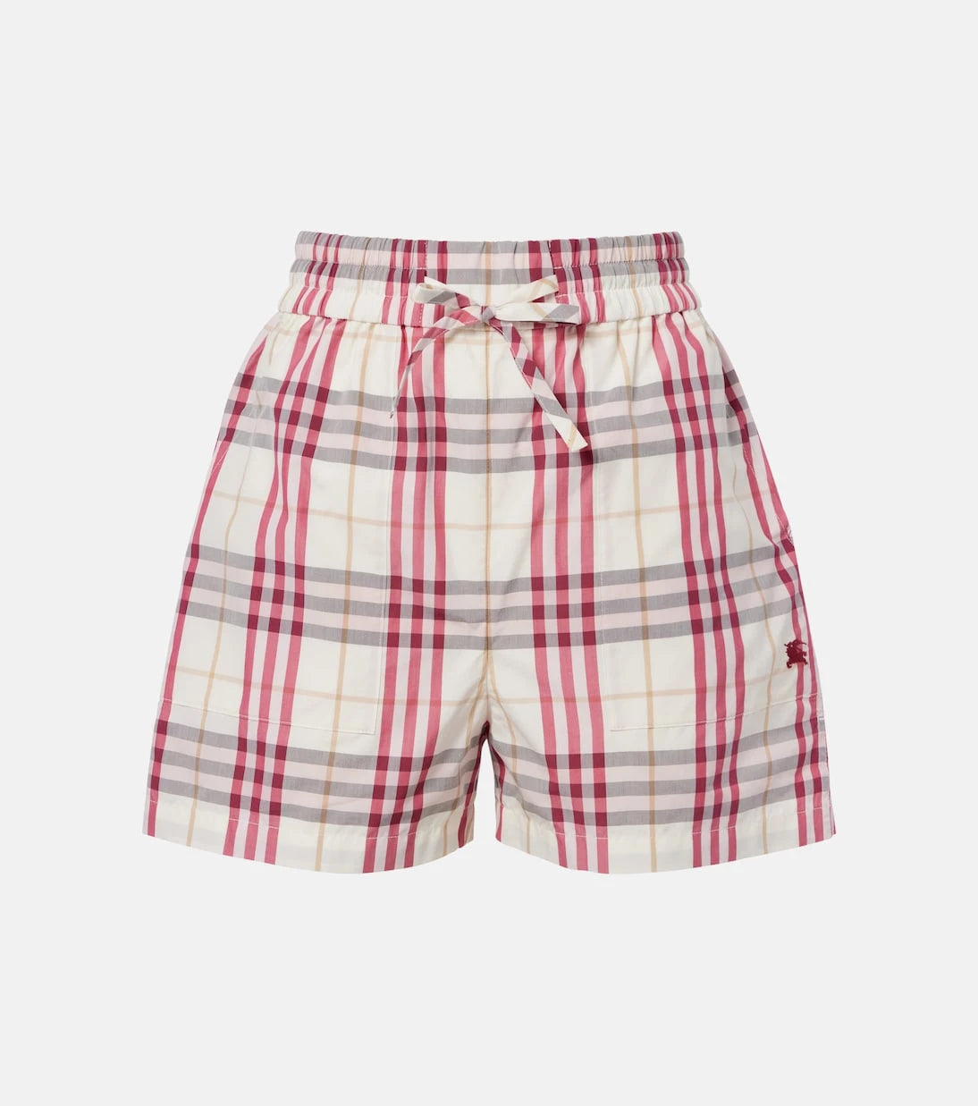 Burberry - شورت EKD Burberry Check قطني
