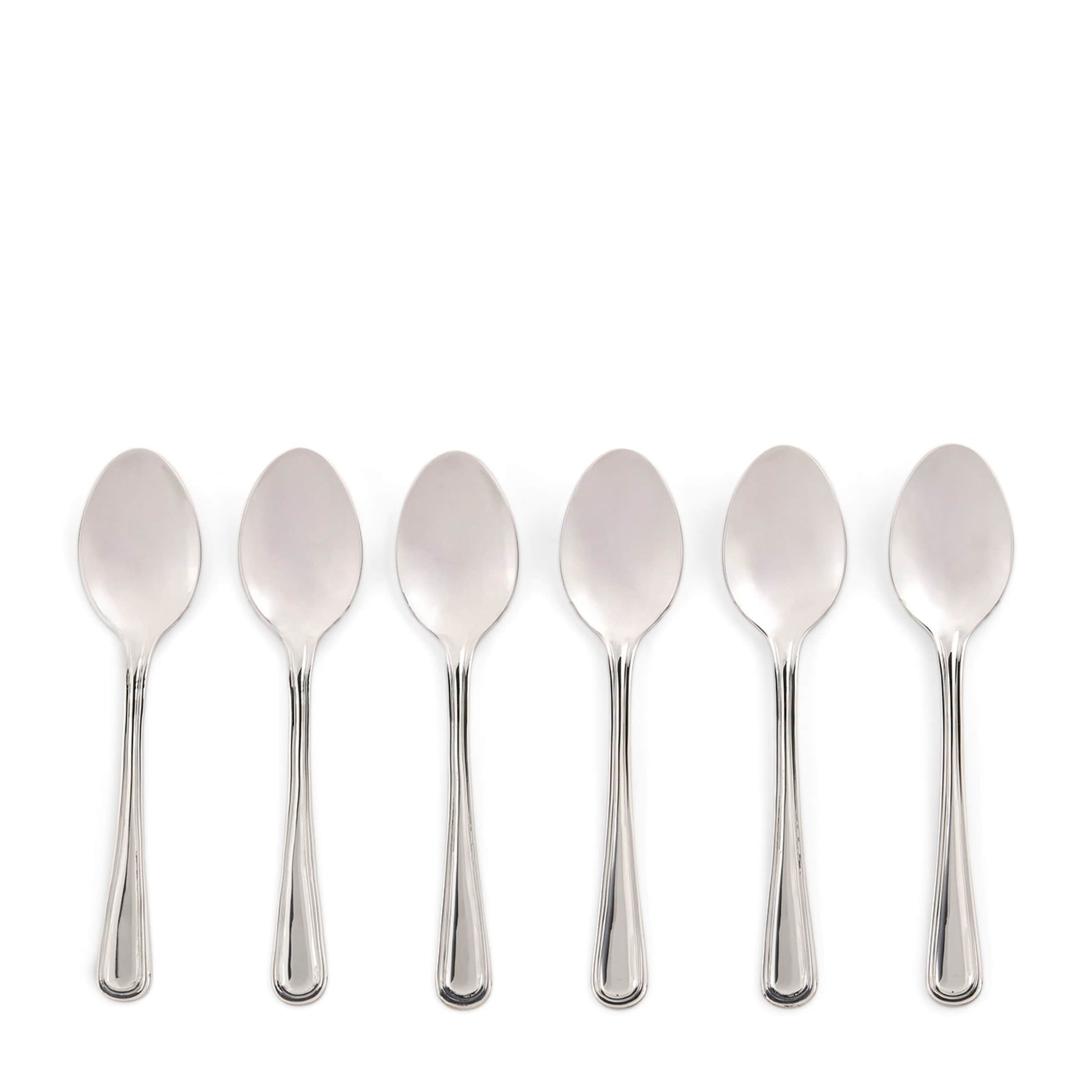 Set of 6 Stainless Steel Teaspoons