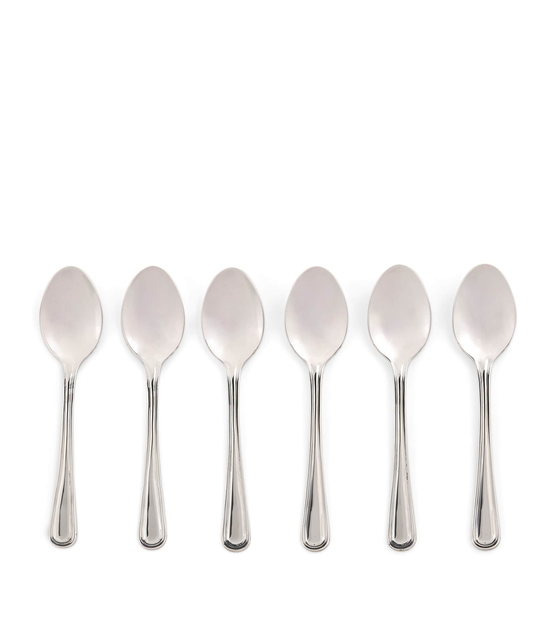 Set of 6 Stainless Steel Teaspoons