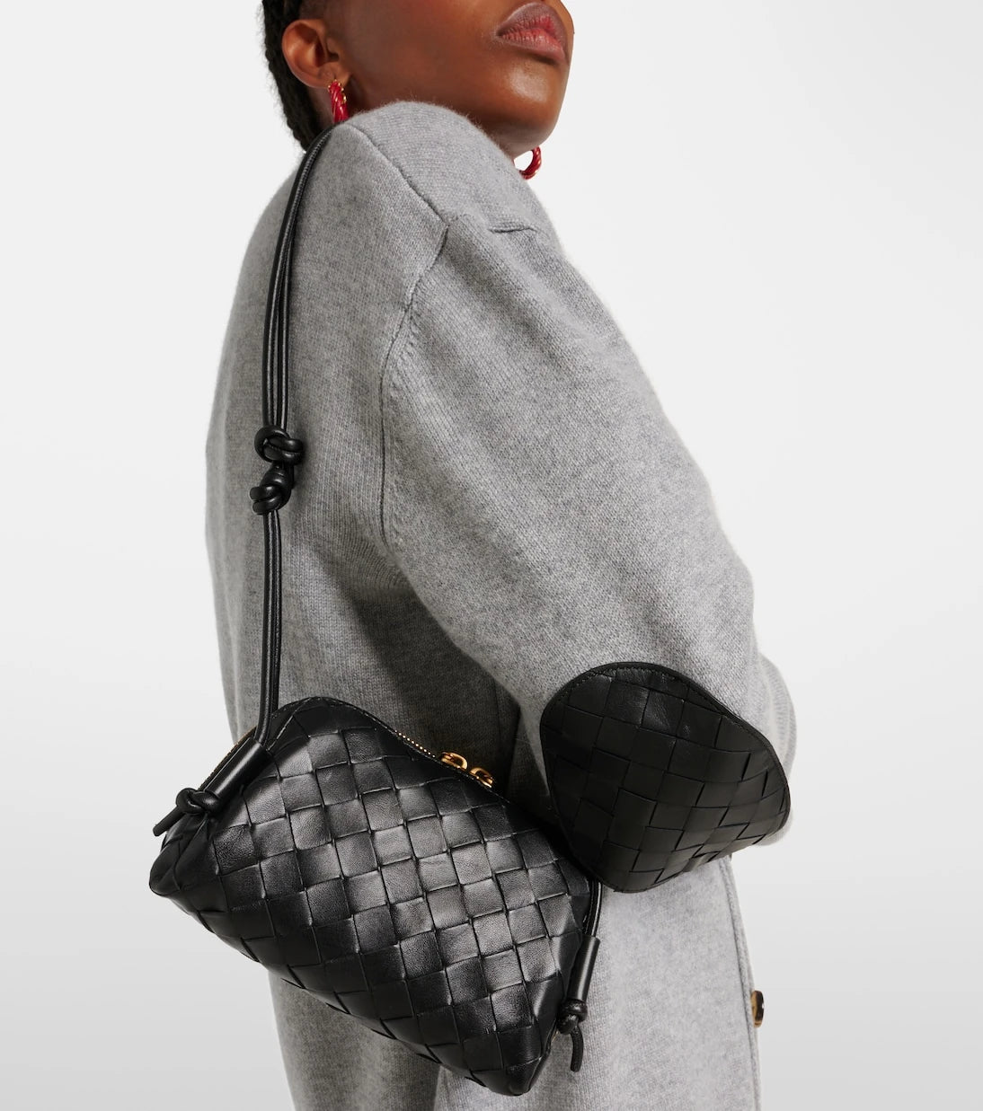 Bottega Veneta - Concert Mini Intrecciato leather pouch