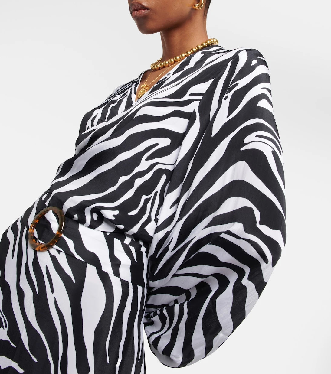 Alexandra Miro - Tabitha zebra-print crop top