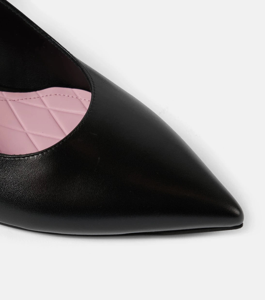 Balmain - Medusa '95 leather slingback pumps