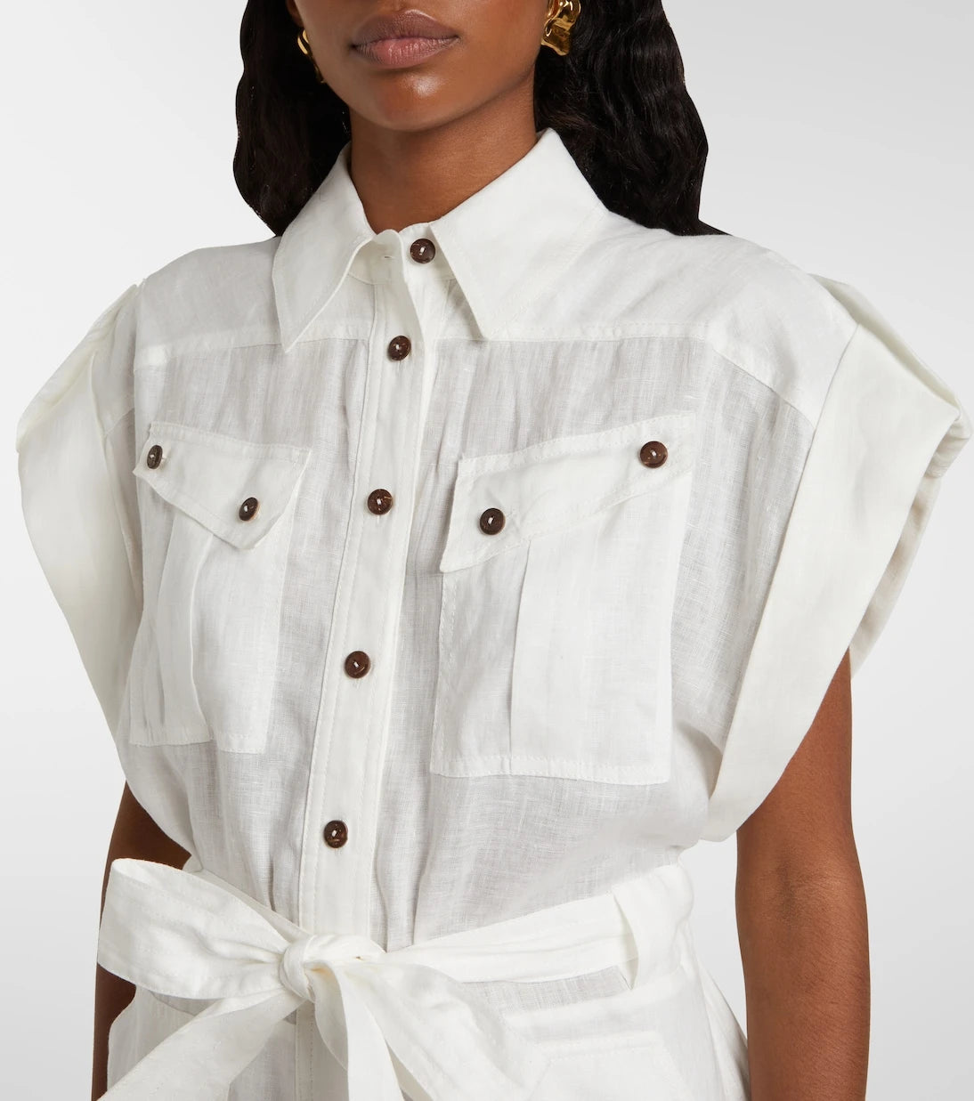 Zimmermann - Linen playsuit