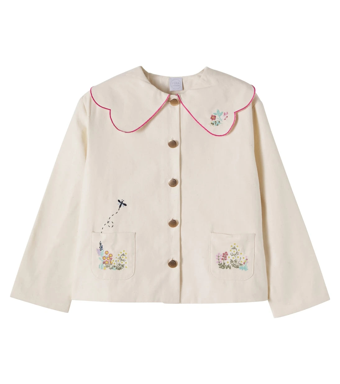 Pepa London - Embroidered cotton jacket