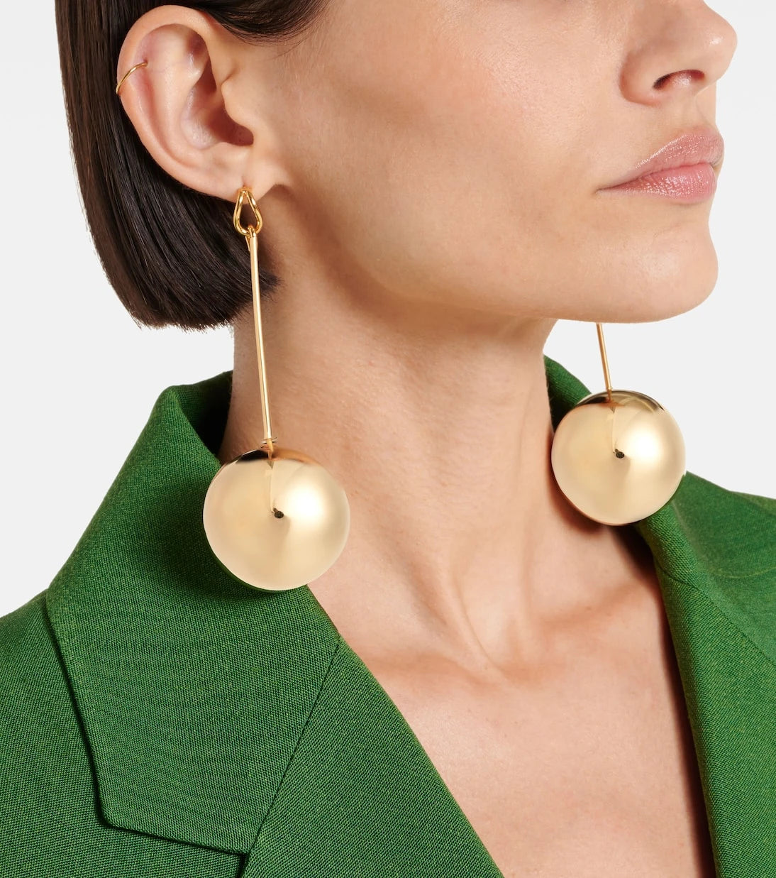 Jacquemus - Les Grandes Boucles Nodo drop earrings