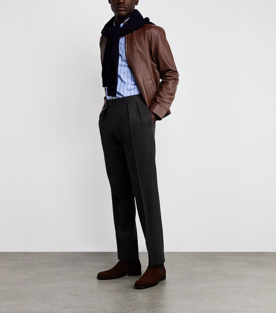 Polo Ralph Lauren Brown Leather Jacket