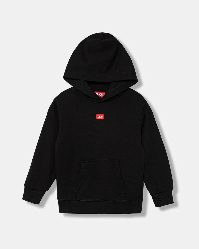 Diesel SXGINHOOD OVER SWEAT-SHIRT Çocuk Pamuklu Sweatshirt