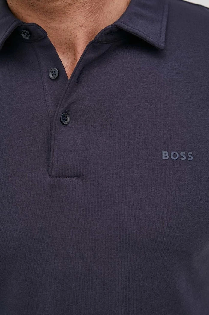 BOSS erkek pamuklu yakalı tişört