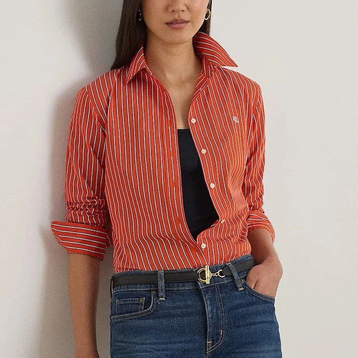 Памучна риза Lauren Ralph Lauren