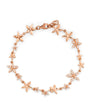 Rose Gold and Diamond Apple Seed Bracelet
