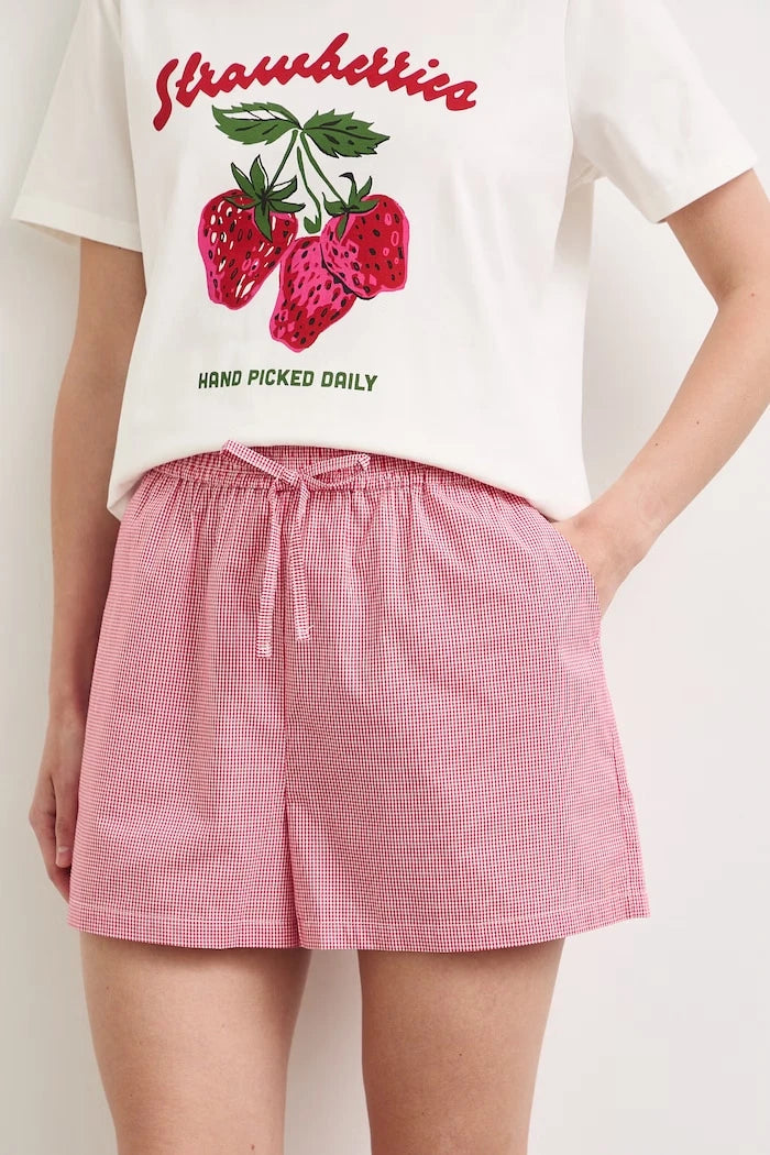 Medicine pamuklu ve elastanlı kadın pijama takımı
