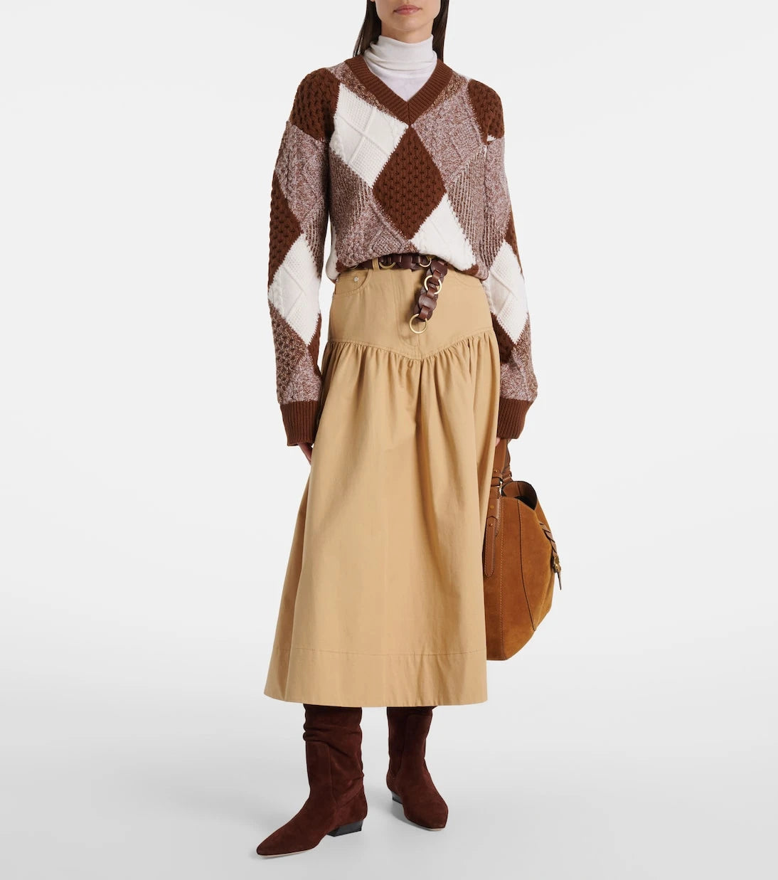 Staud - Wally suede knee-high boots