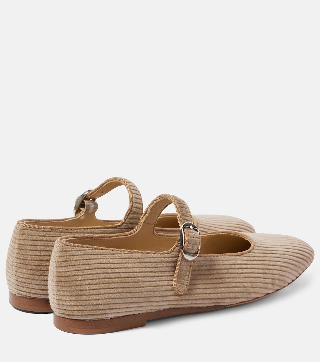 Le Monde Béryl - Corduroy Mary Jane flats