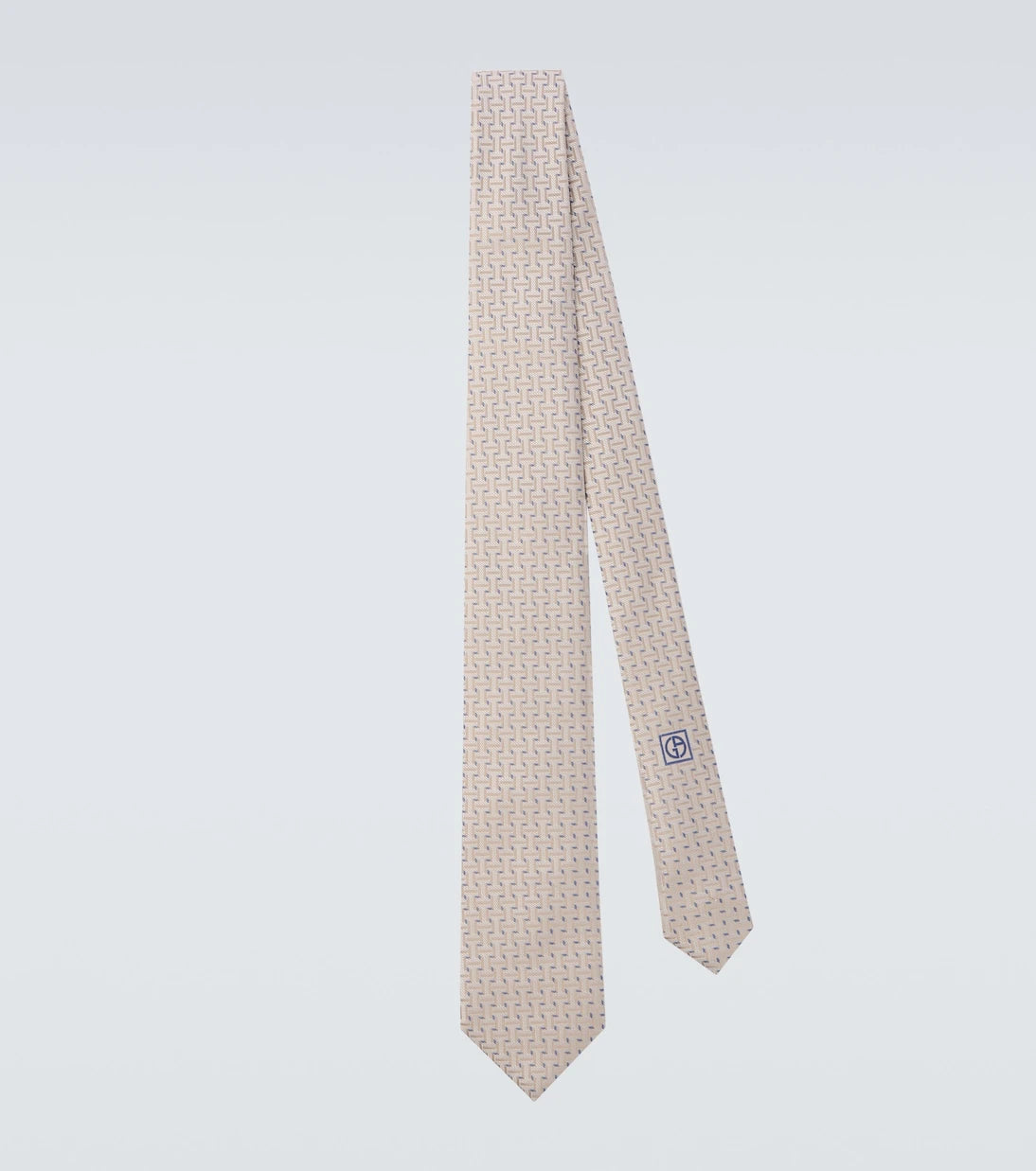 Giorgio Armani - Archivio polka-dot silk jacquard tie