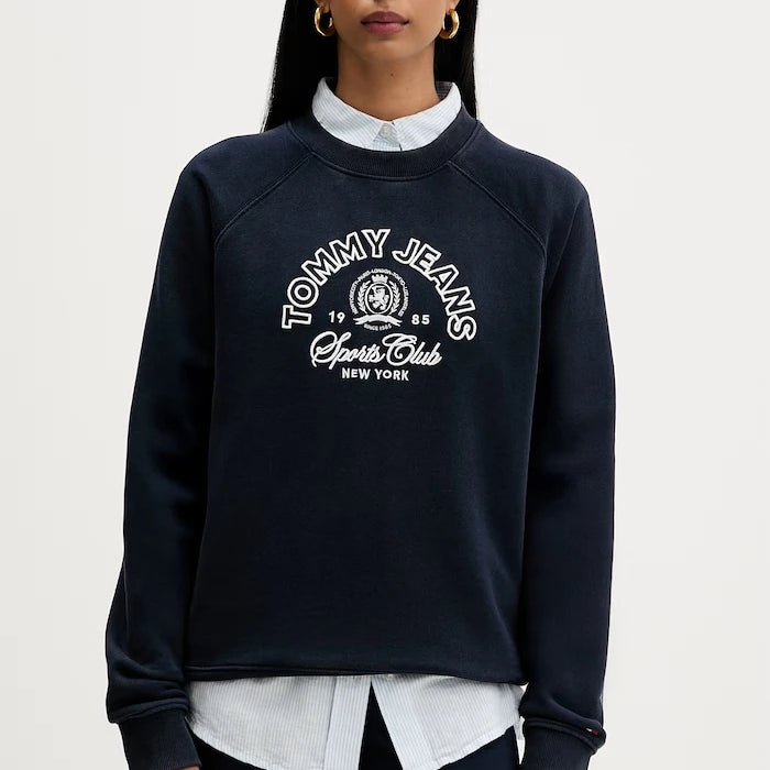 Tommy Jeans pamuklu kadın sweatshirt