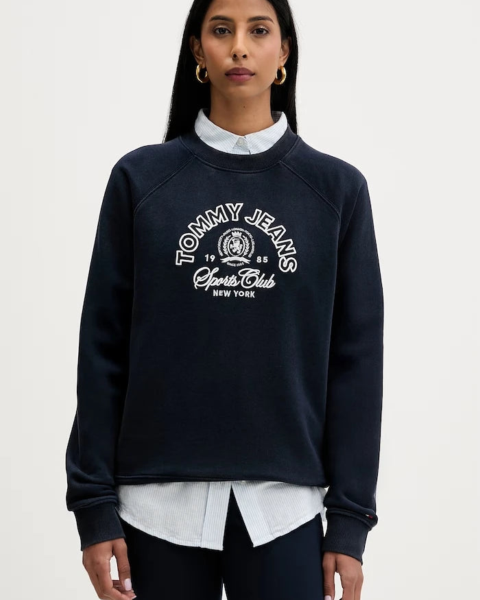 Tommy Jeans pamuklu kadın sweatshirt