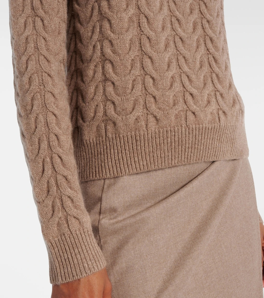 Max Mara - Aramis cable-knit cashmere sweater