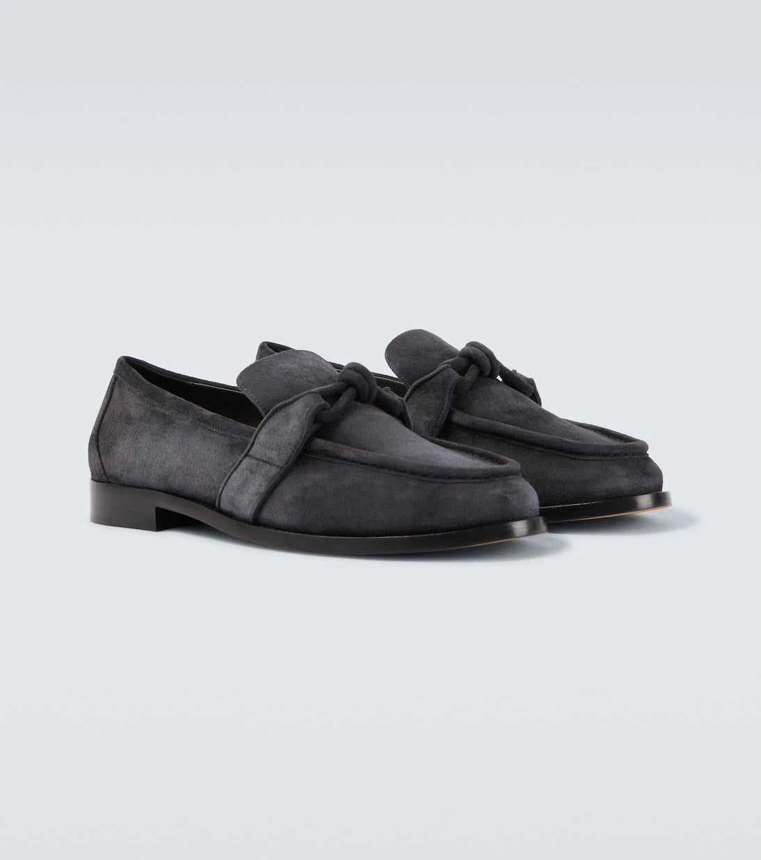 Bottega Veneta - Astaire Knot suede loafers