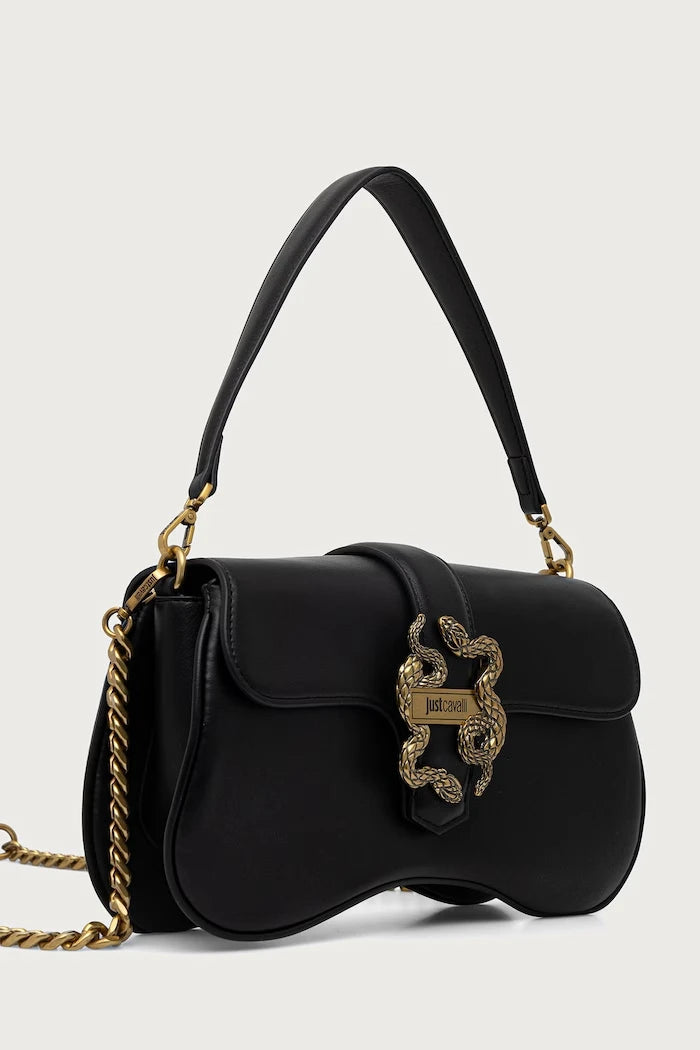 Just Cavalli suni deri kadın crossbody çanta
