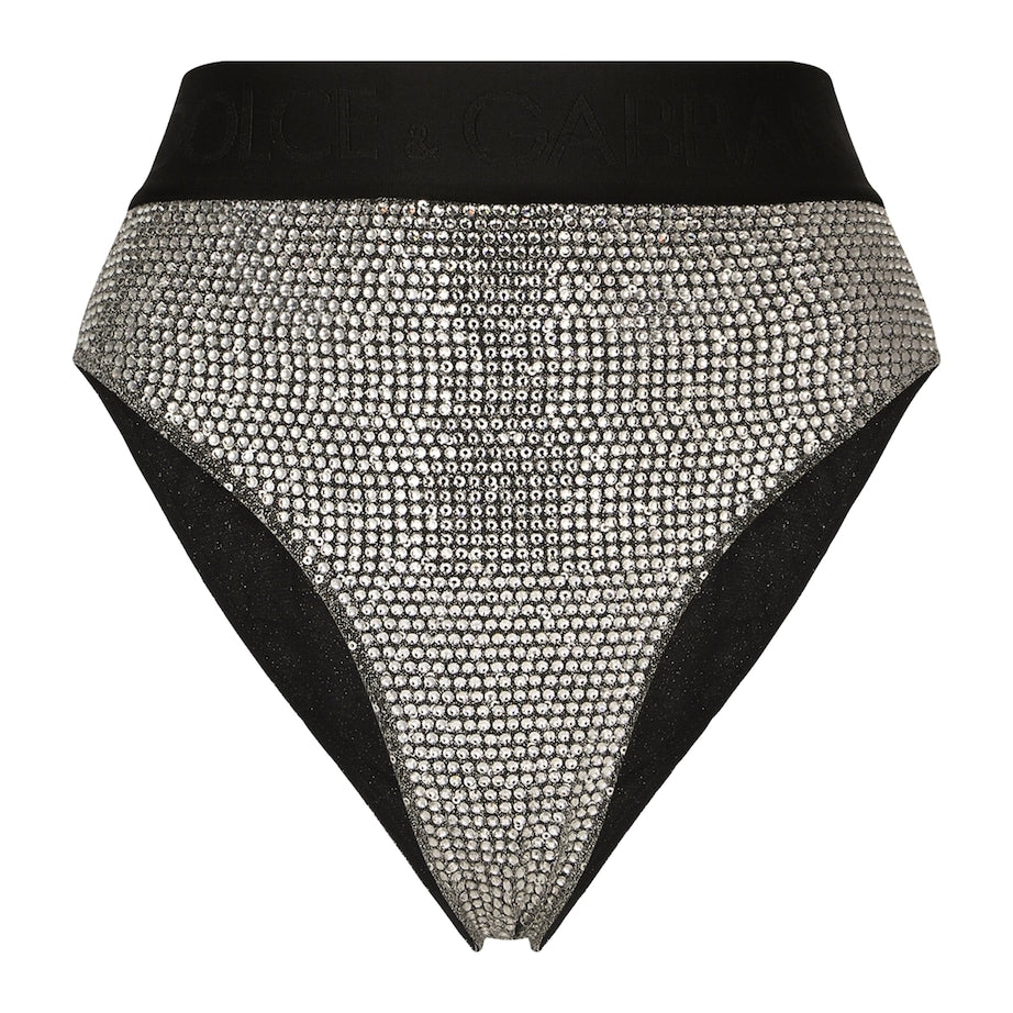 Dolce & Gabbana Multi KIM DOLCE&GABBANA Embelllished High-Waist Briefs