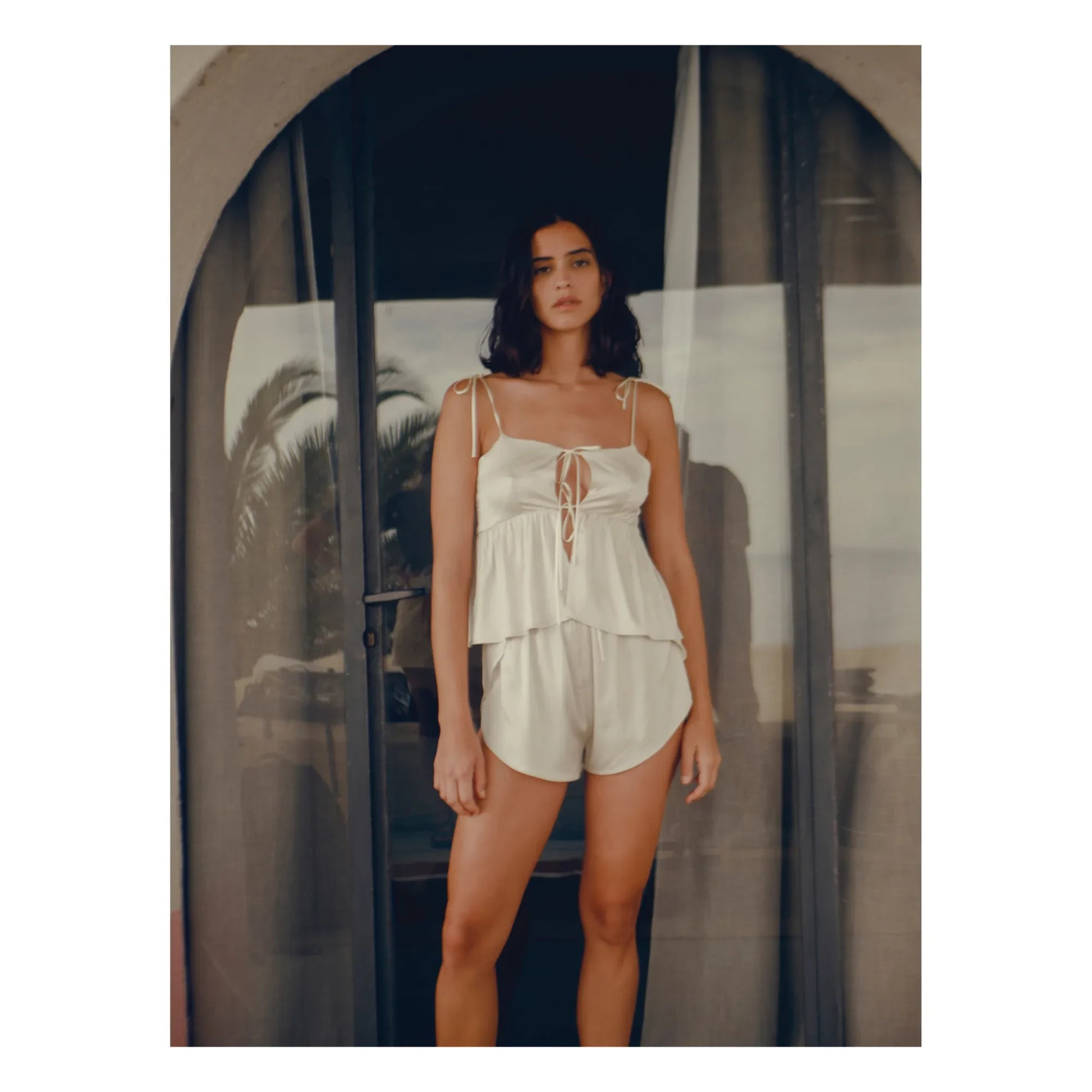 Icone - Top Romy Satin | Sand