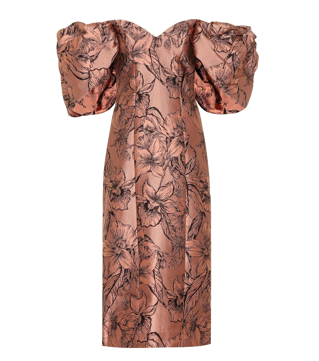 Johanna Ortiz - Synchronicity silk-blend midi dress