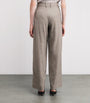 Kid Cashmere Pleated Wide-Leg Trousers