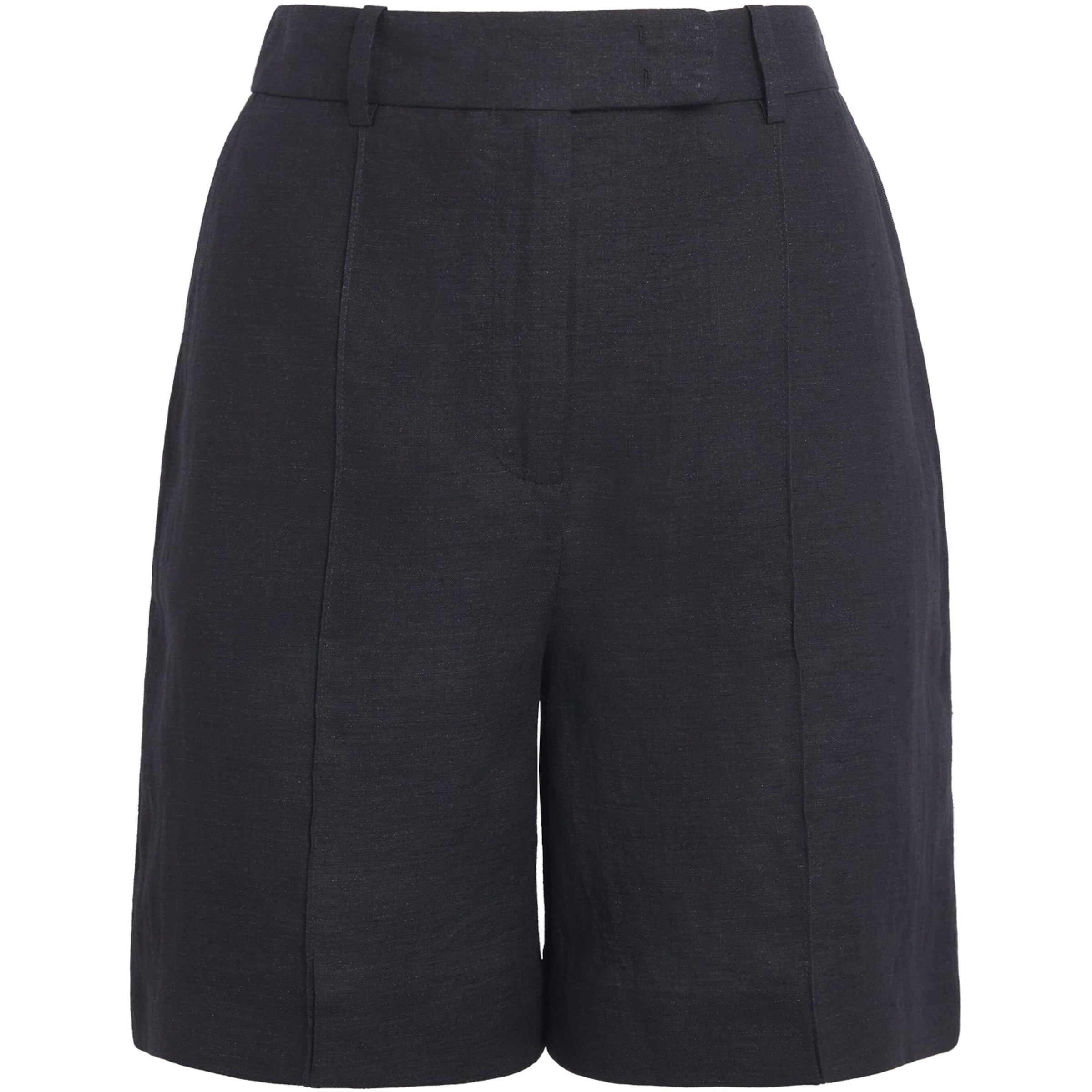 Eleventy Black x Harrods Linen Bermuda Shorts