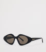 Acetate Triangle Slim Sunglasses