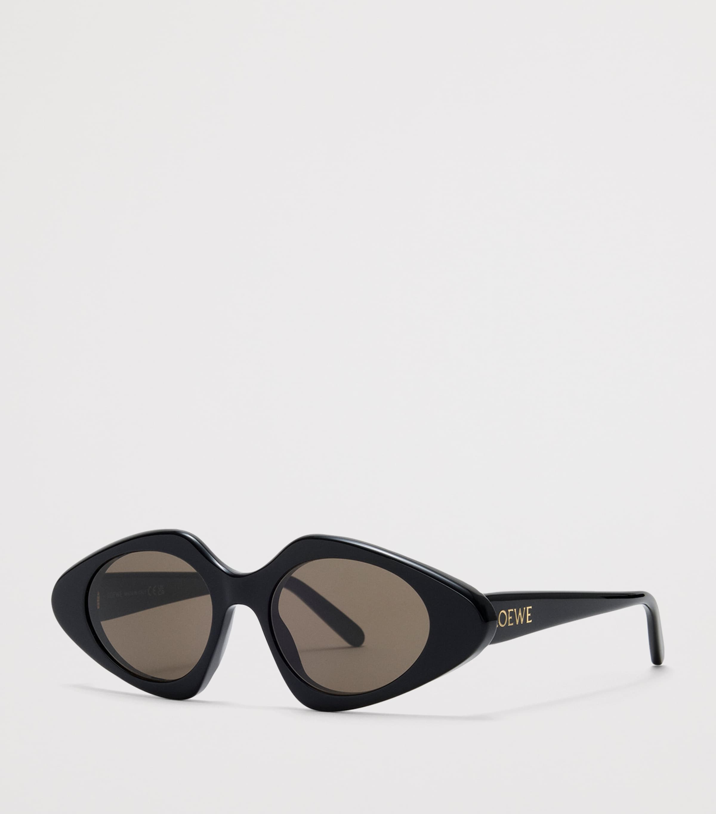Acetate Triangle Slim Sunglasses