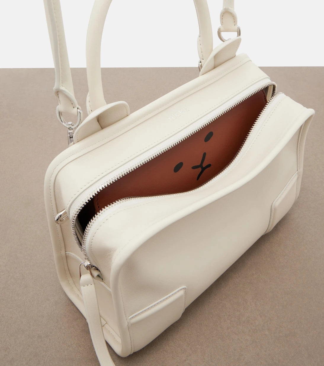 Loewe - Amazona 180 Lion Intarsio Small tote bag