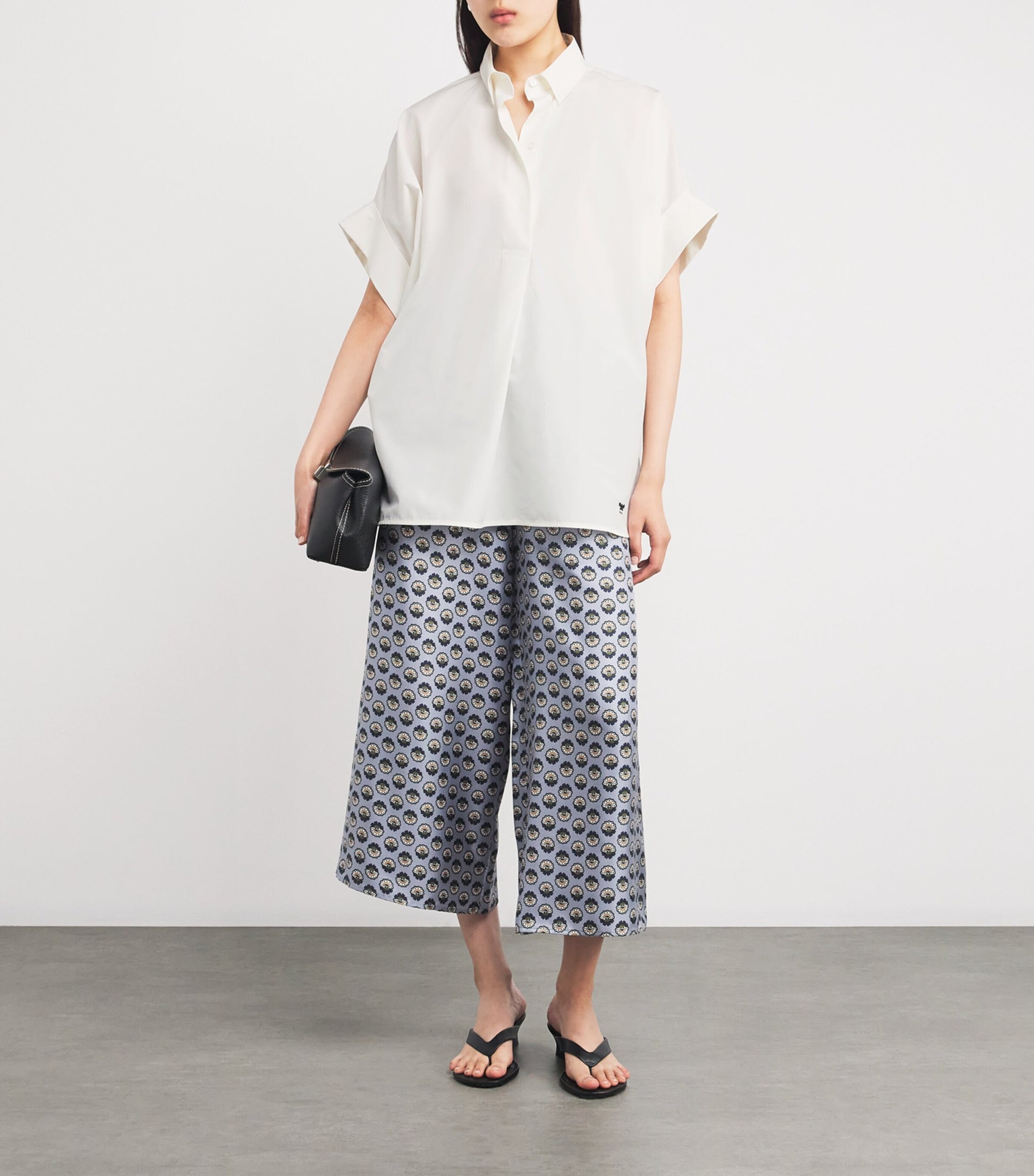 Weekend Max Mara White Cotton Poplin Top