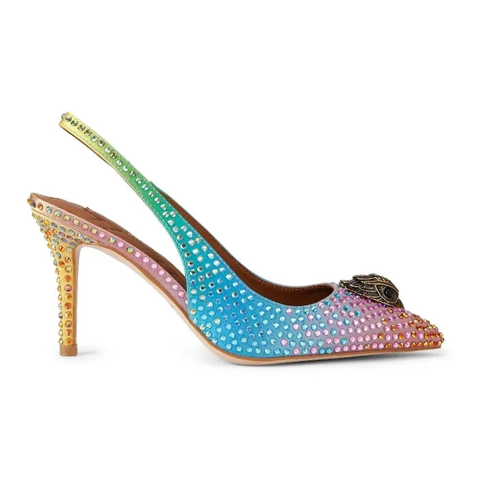 Kurt Geiger London обувки с ток Belgravia Sling 85 Other Fabric