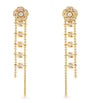 CHANEL Gold and Diamond Camélia Transformable Earrings