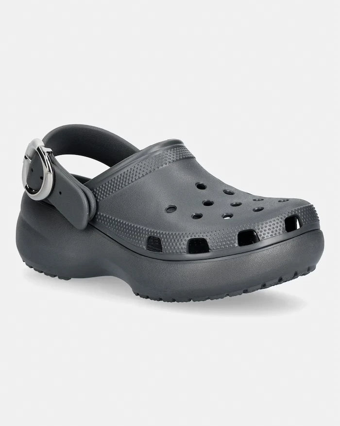 Crocs Platform Toka Detaylı Classic Platform Buckle Clog Kadın Terliği