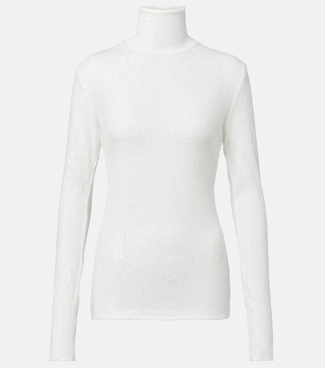 Norma Kamali - Sequined turtleneck sweater