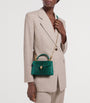 Green Karung Leather Serpenti Forever Top-Handle Bag