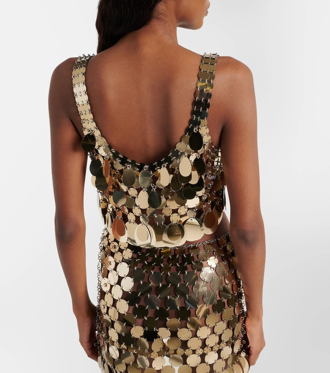 Rabanne - Payetli crop top