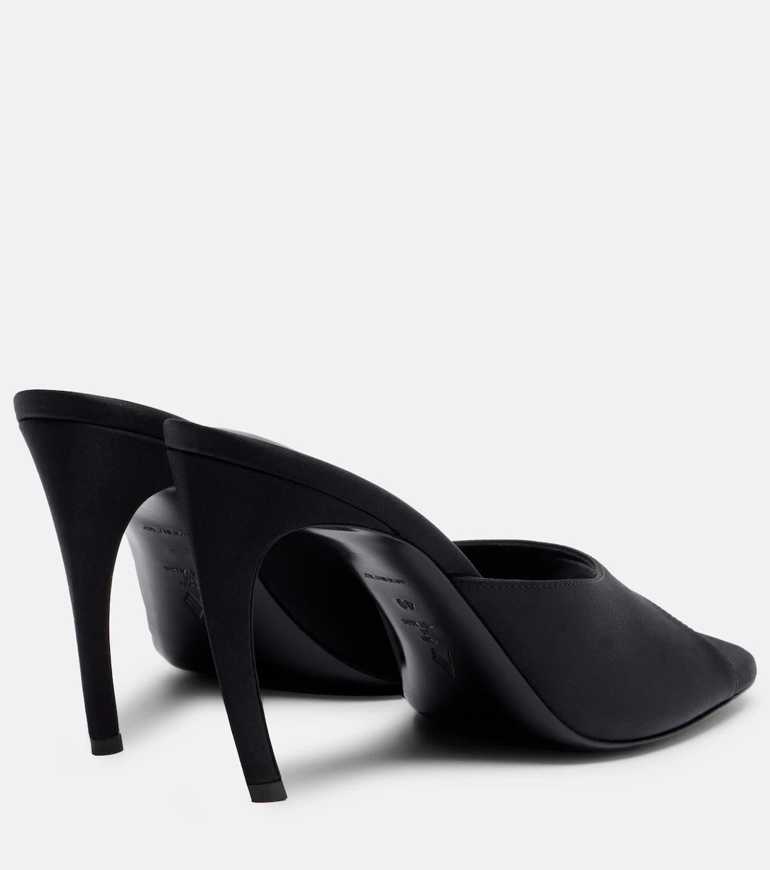 The Attico - Betta satin mules