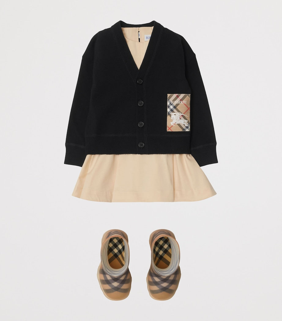 Burberry Kids Wool EKD-Patch Cardigan (6-24 Months)