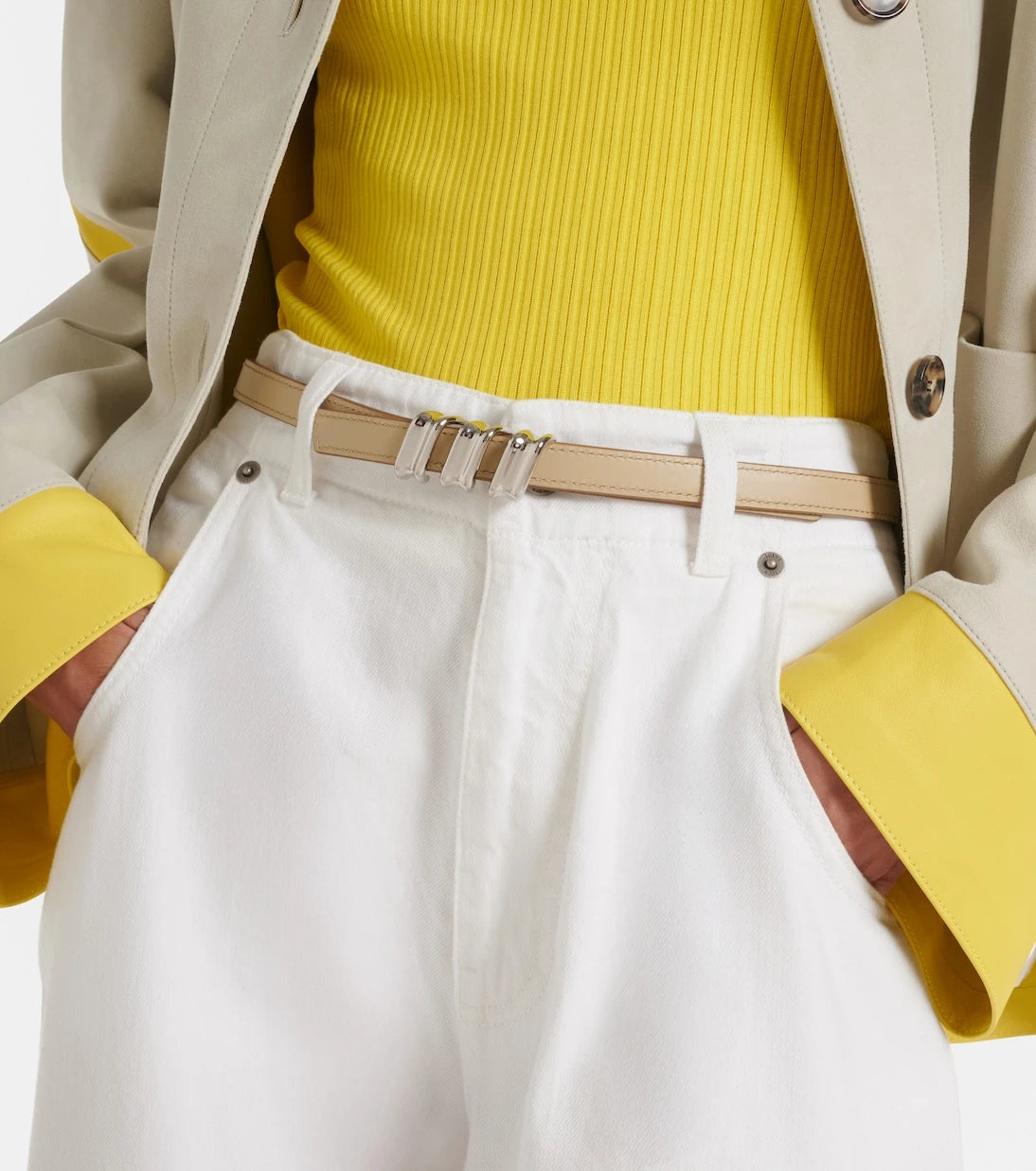 Loewe - Coil leather belt