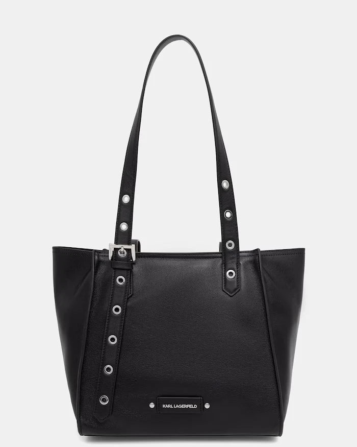 Karl Lagerfeld чанта tote дамска от кожа K/EYELETS