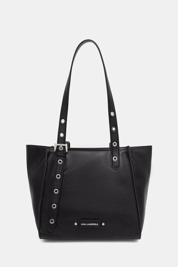 Karl Lagerfeld чанта tote дамска от кожа K/EYELETS