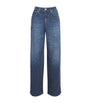 Rag & Bone Blue Miramar Low-Rise Wide-Leg Jeans