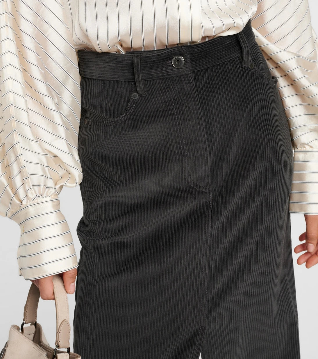 Brunello Cucinelli - Cotton corduroy maxi skirt