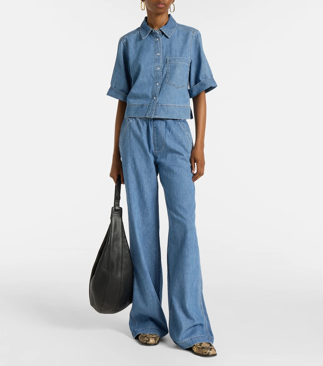 Veronica Beard - Dunford wide-leg jeans