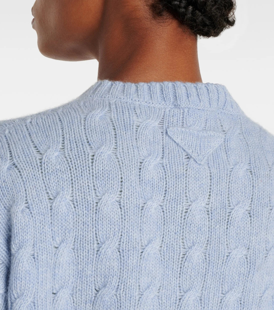 Prada - Re-Cashmere cable-knit cardigan